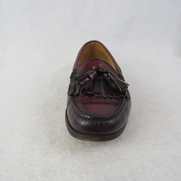 G.H Bass Weejuns Shoes Leather Dress Penny Loafers Tassels Mens SZ 9 main image 8